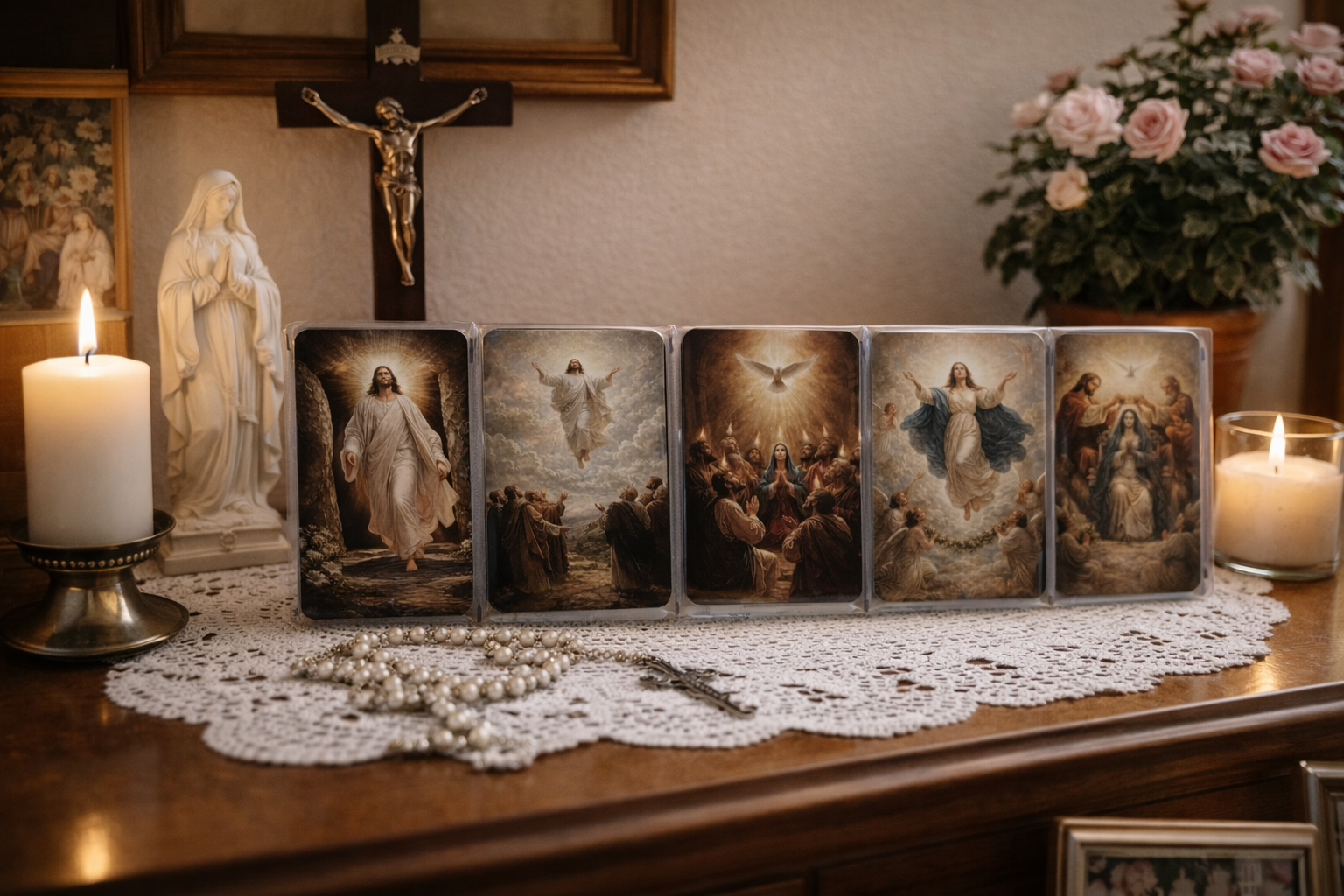 The Rosary Prism - A visual aid for meditative prayer