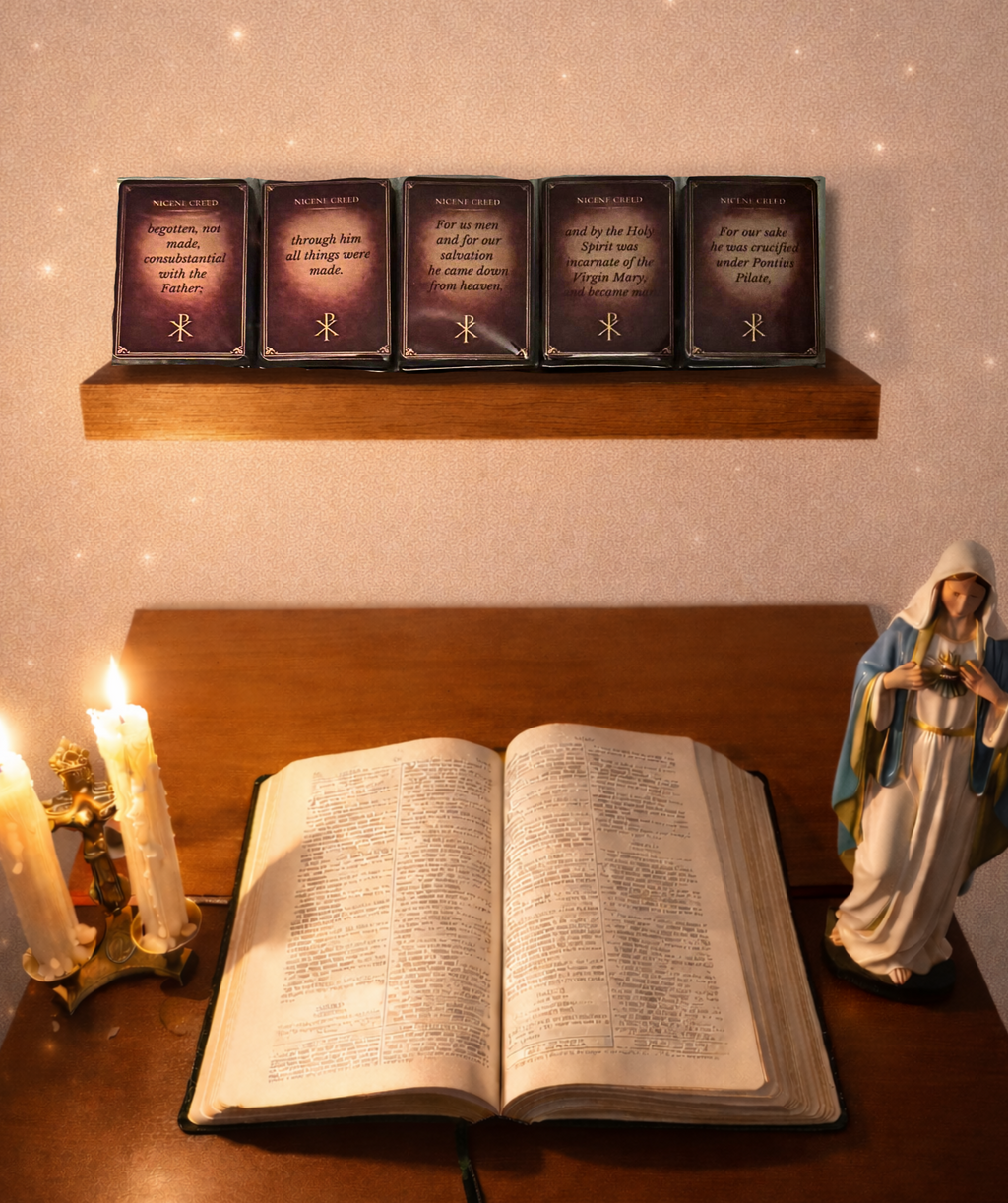 Nicene Creed Prism - A visual aid for meditative prayer