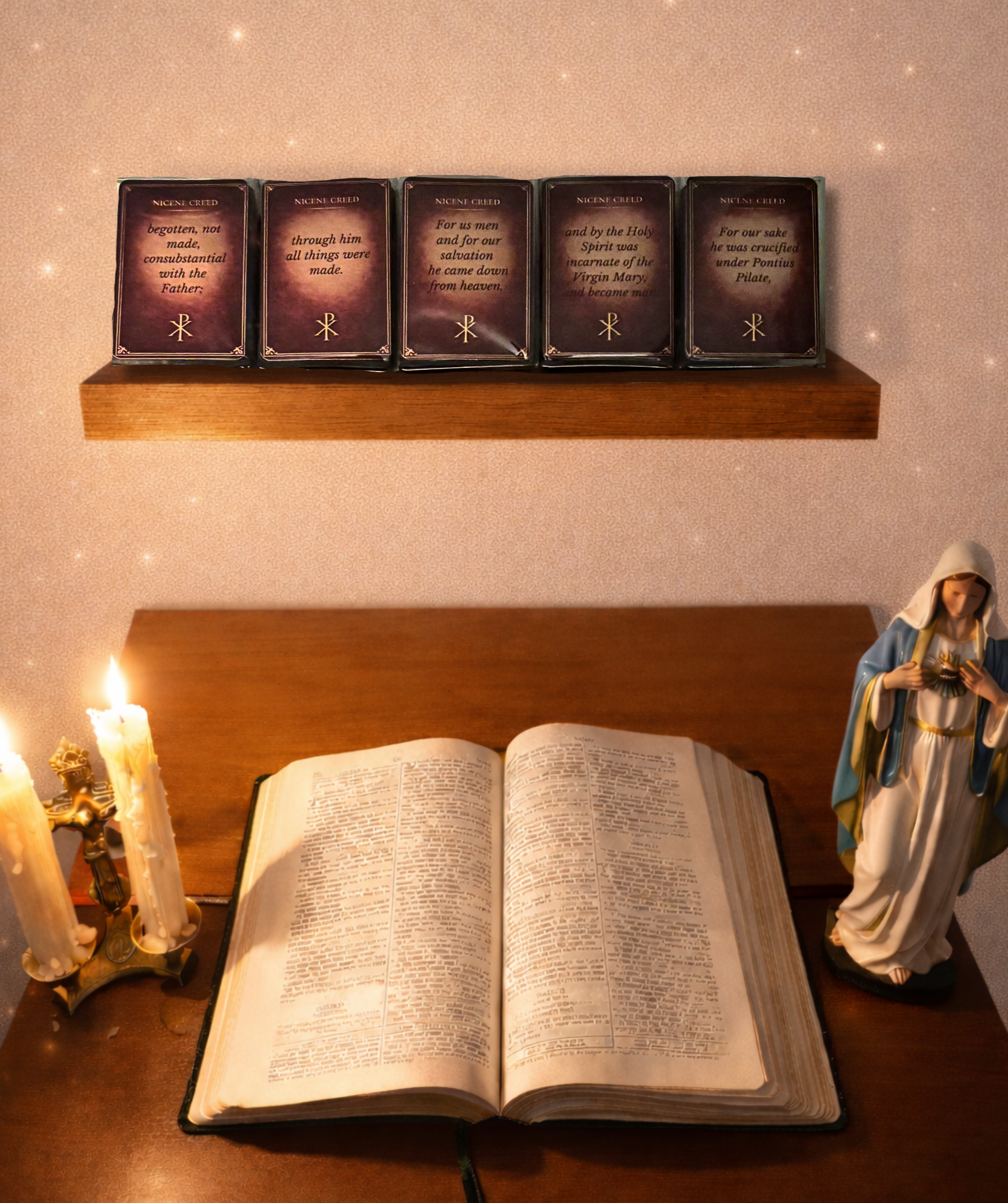 Nicene Creed Prism - A visual aid for meditative prayer