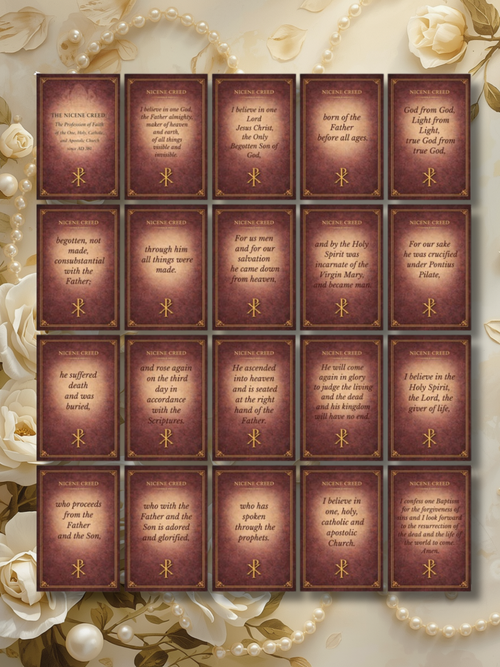 Nicene Creed Prism - A visual aid for meditative prayer