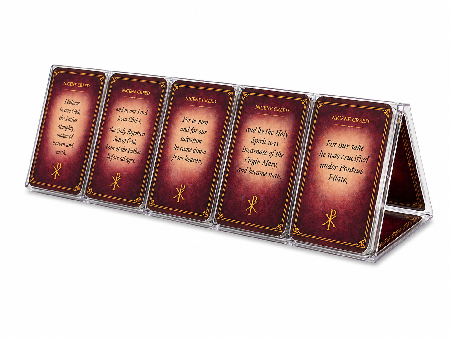 Nicene Creed Prism - A visual aid for meditative prayer