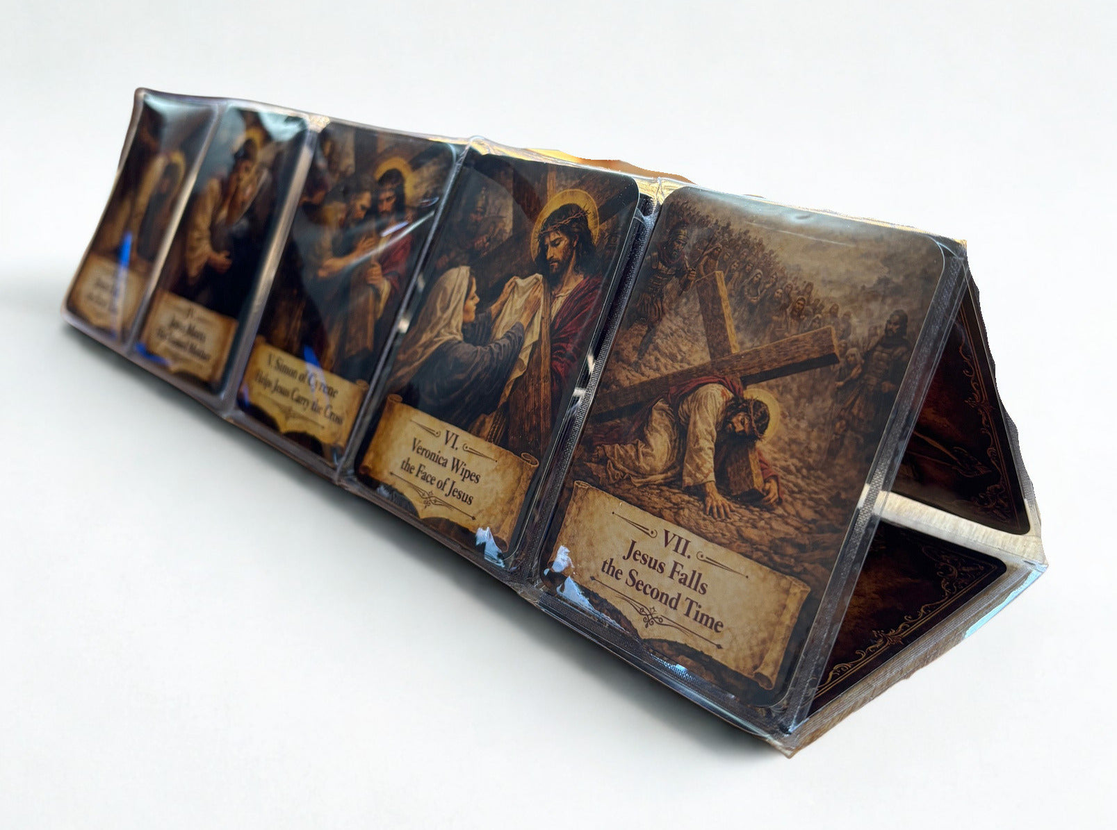 Stations of the Cross Prism - A visual aid for meditative prayer