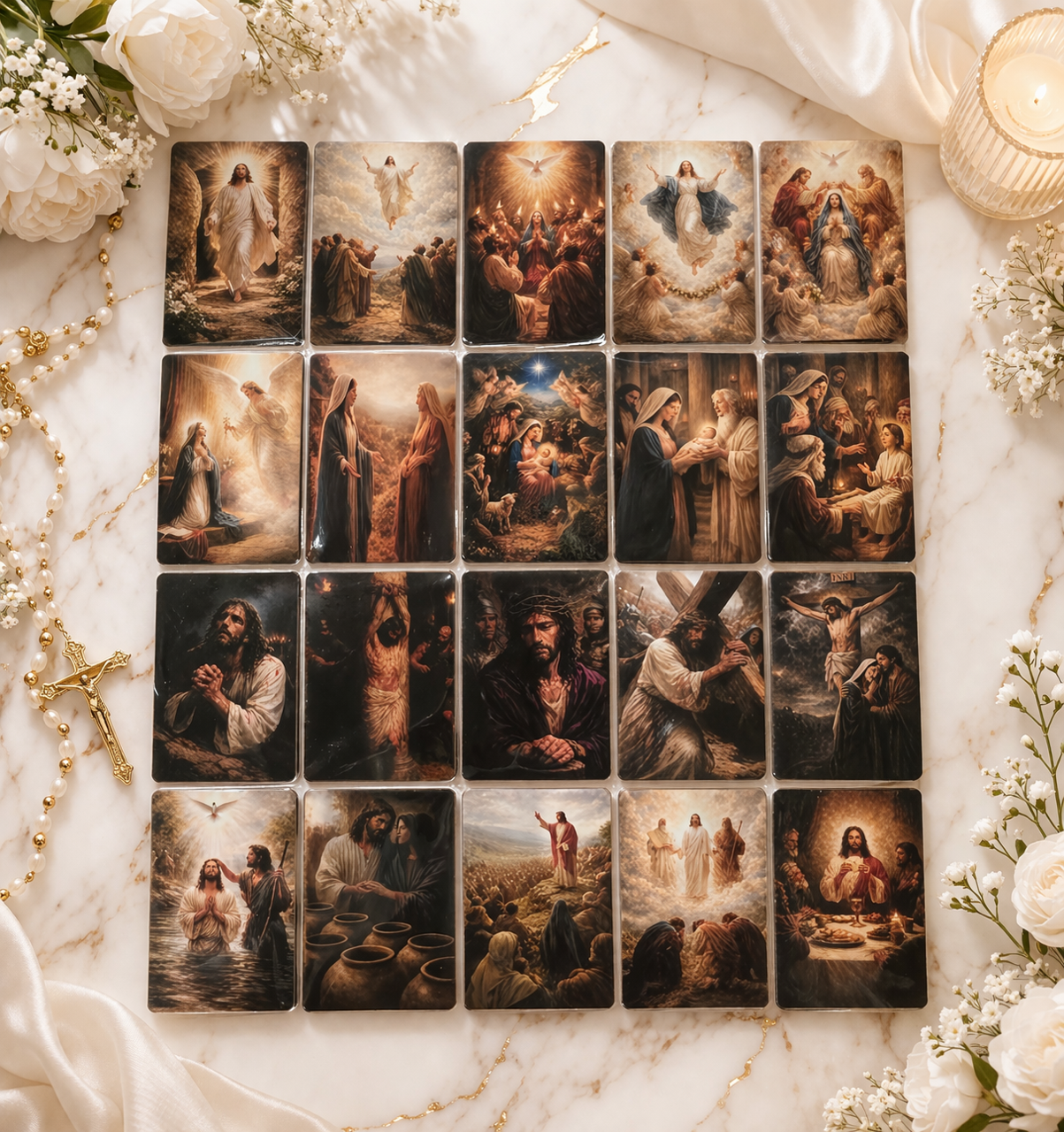The Rosary Prism - A visual aid for meditative prayer