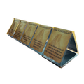 The Meditations on Mary Prism standing open, showing the Magnificat cards