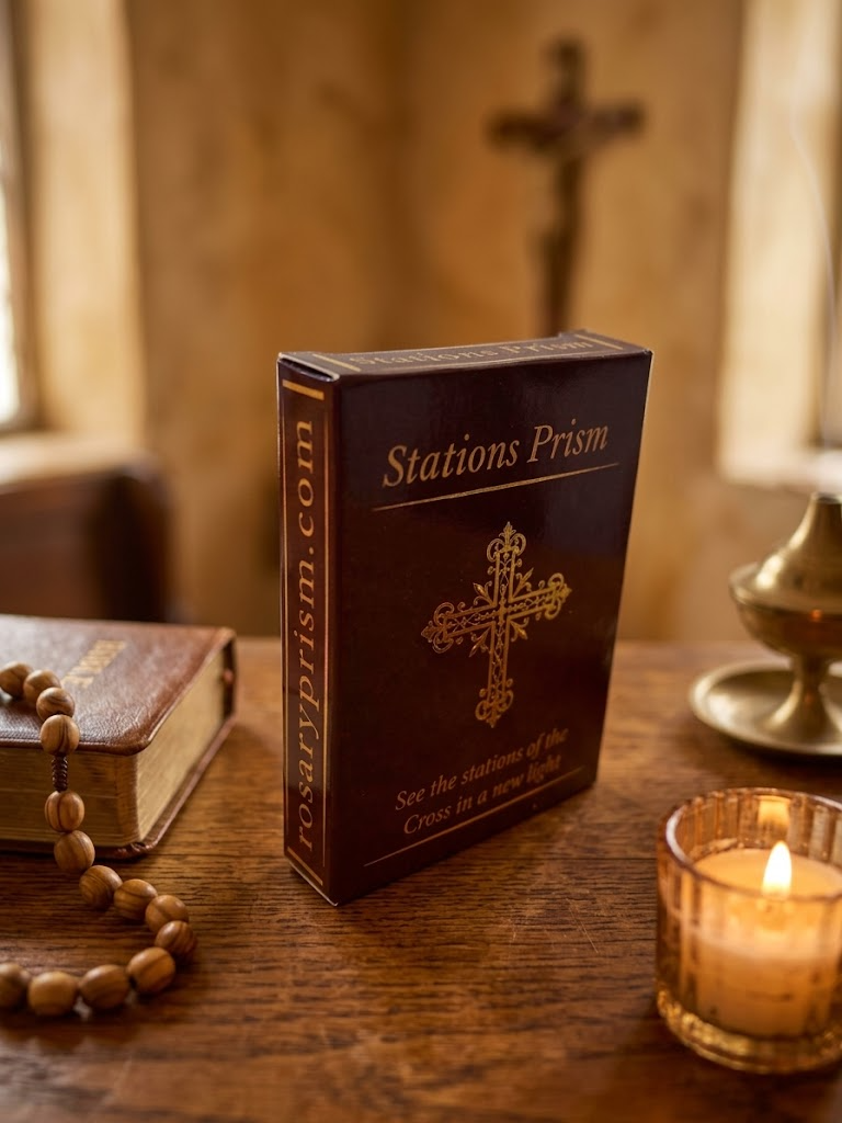 Stations of the Cross Prism - A visual aid for meditative prayer